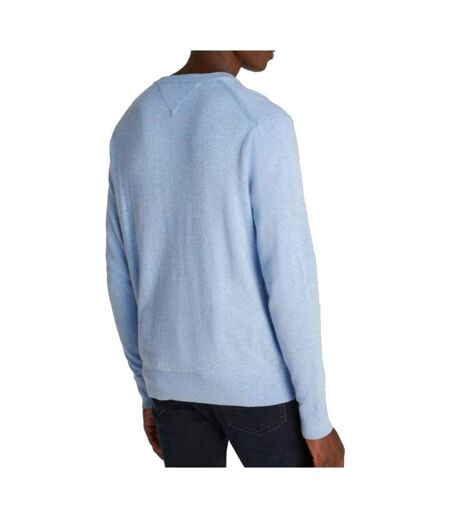 Pull bleu homme tommy hilfiger pima mw0mw28047 - l