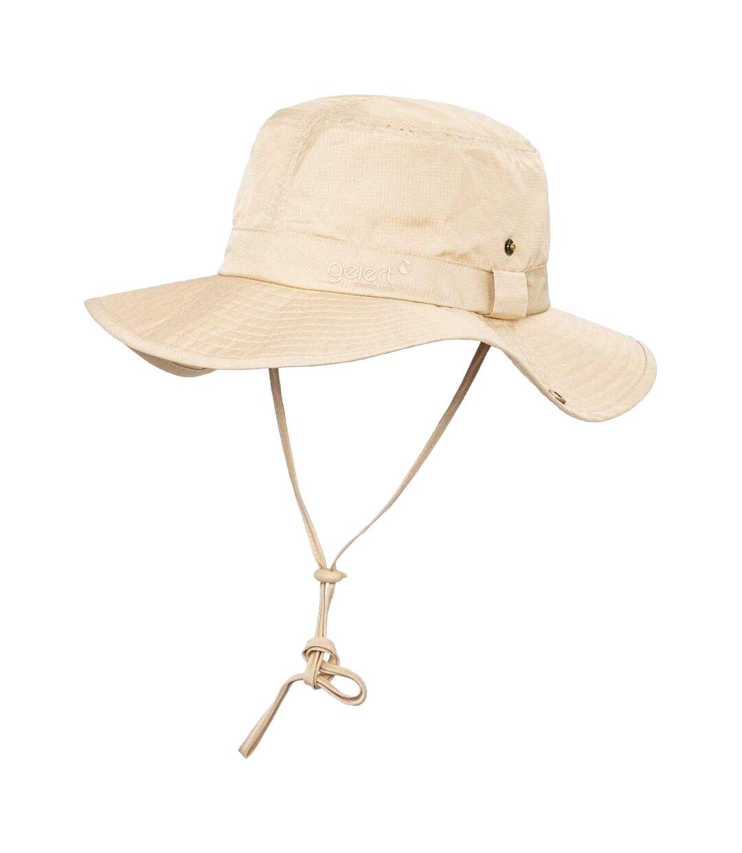 Unisex Adult Wide Brim Outdoor Bucket Hat Beige Gelert-3