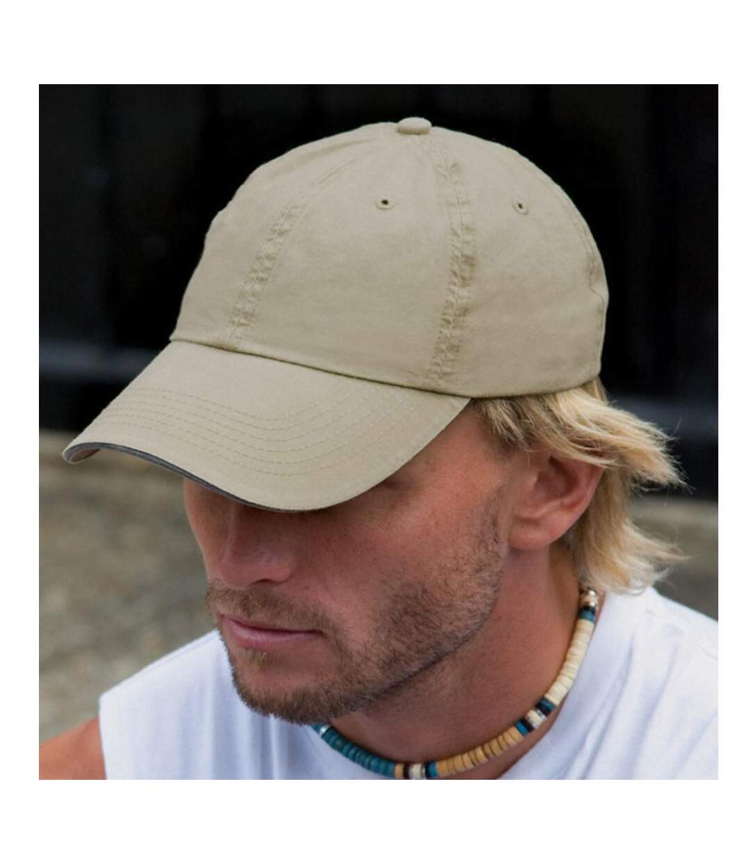 Casquette 100% Coton Adulte Unisexe Mastic Bleu Marine Result-1