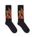 Chaussettes Style Flammes Homme Noir Rouge Palm Angels-2