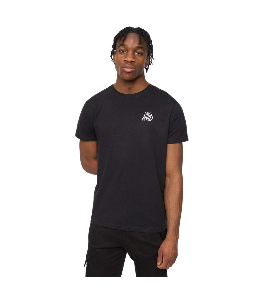 Mens Crosby 2.0 Cotton T-shirt Black Kings Will Dream-1