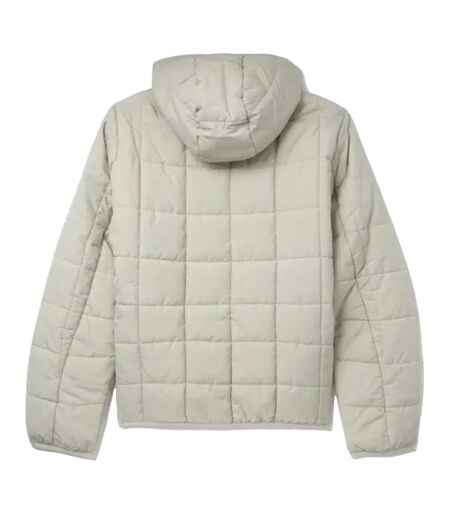 Doudoune Matelassée Motif/style Quadrillage Homme Blanc Cassé Fred Perry