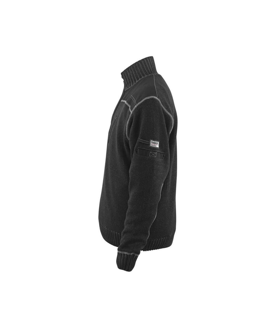 Mens Naxos Frontline Jumper Black Mascot-3
