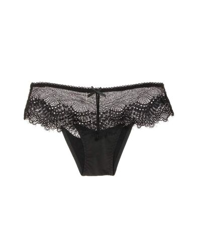 Tanga Noir Femme Les Petites Bombes MYO - XL