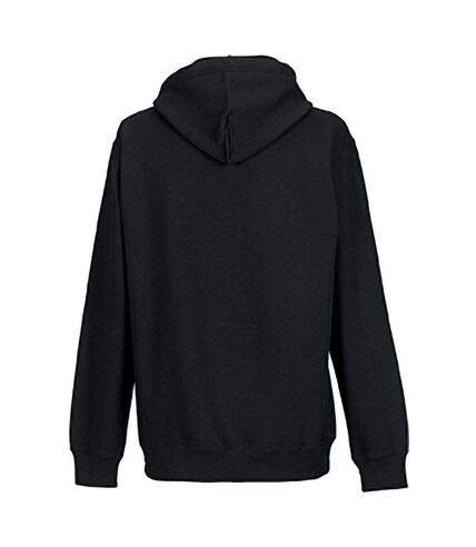 Russell Colour Mens Hooded Sweatshirt / Hoodie (Black)