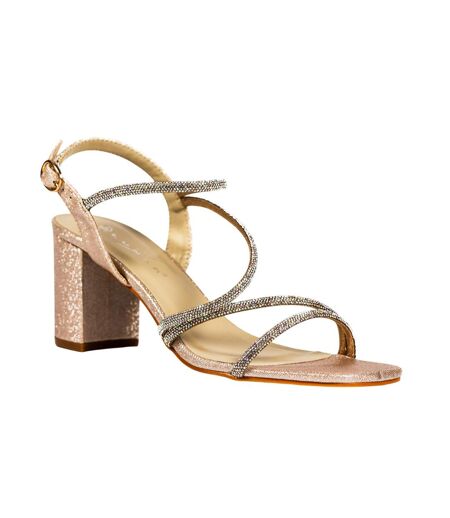 Sandales Toulouse Femme Beige Doré Lunar