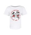 Disney - T-shirt LOVE NEVER GOES OUT OF STYLE - Femme (Blanc) - UTTV998