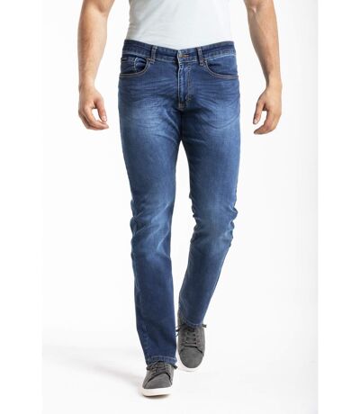 Jeans stretch RL70 Fibreflex® coupe droite confort brossé LUNO DENIM