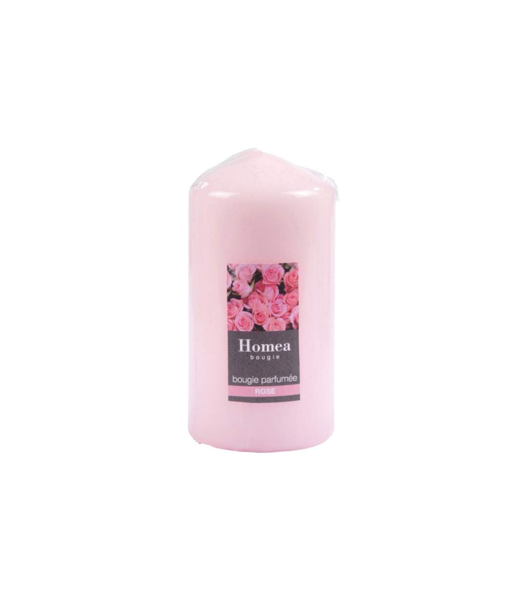 Bougie Pilier Design Essentiel 15cm Rose-2