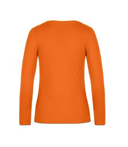 Womens/ladies #e190 Long-sleeved T-shirt Urban Orange B&C