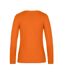 Womens/ladies #e190 Long-sleeved T-shirt Urban Orange B&C-2