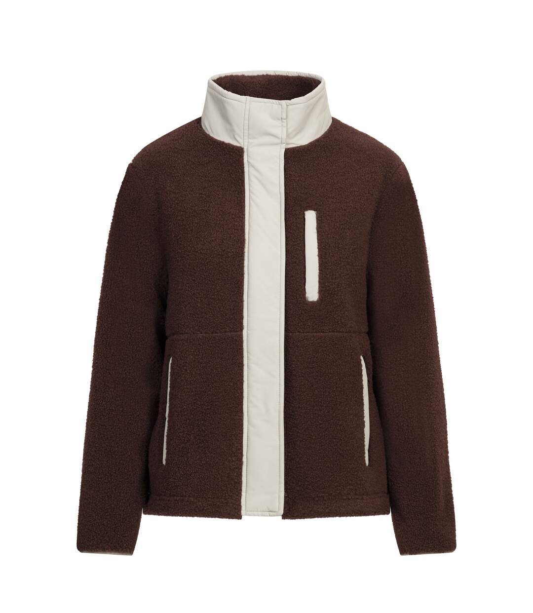Womens/ladies Yuill Fleece Jacket Mocha Trespass-3