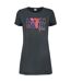 Womens/ladies New Divide Linkin Park T-shirt Dress Charcoal Amplified-1