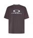 T-shirt Motif/style Logo New Retro Homme Noir Ombre Oakley-2