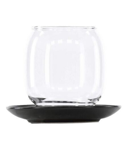 Lanterne en Verre Archy 12cm Noir