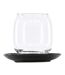 Lanterne en Verre Archy 12cm Noir-1