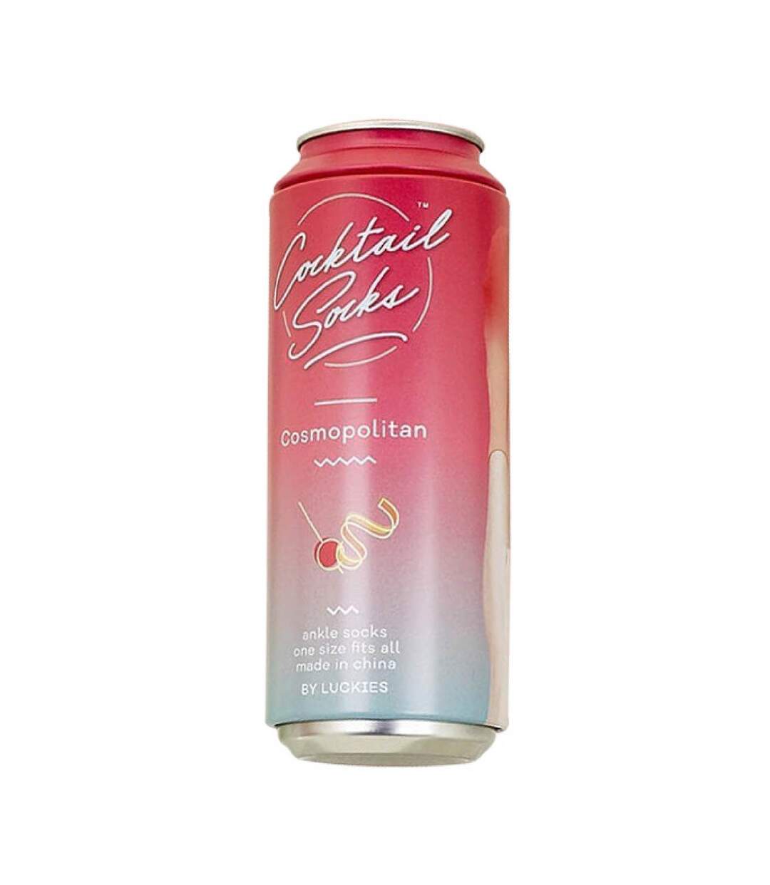 1 Pack Unisex Fancy Cocktail Socks in a Can-2