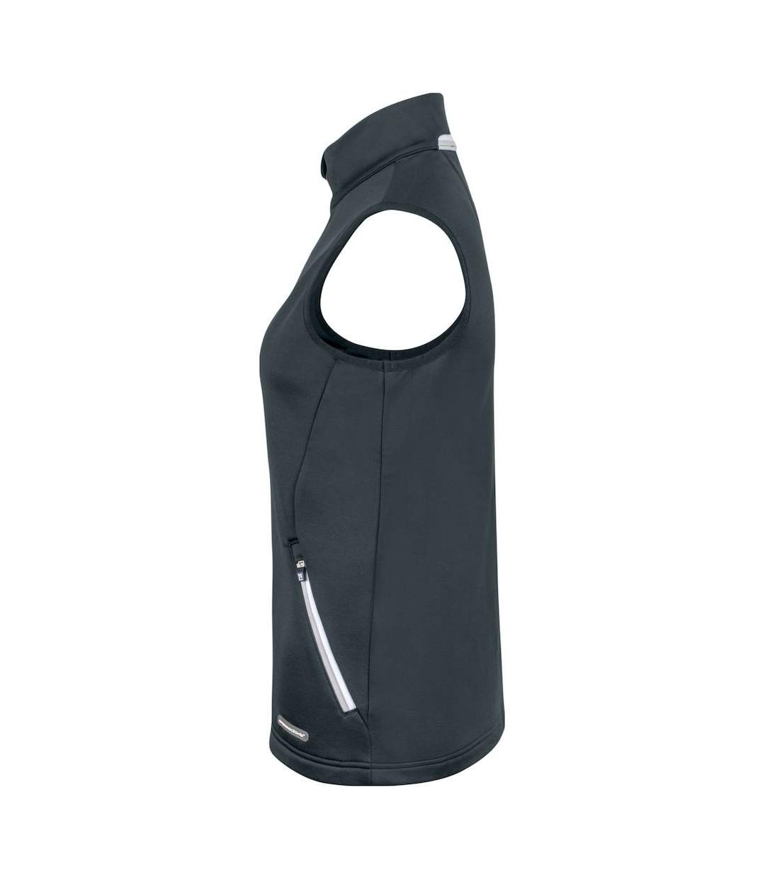 Womens/ladies Snoqualmie Fleece Gilet Charcoal Cutter & Buck-3