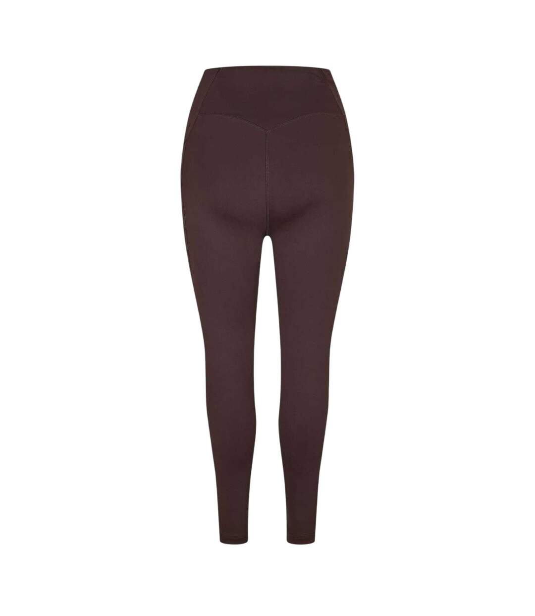 Womens/ladies Core High Rise Leggings Espresso USA Pro-2