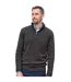 Pull À Col Zippé En Laine D'agneau Pour Hommes Charbon WoolOvers-1