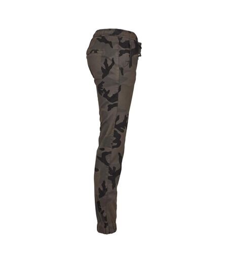 Pantalon de jogging femme camouflage foncé Urban Classics