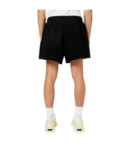 Mens Fleece Sweat Shorts Black Essentials