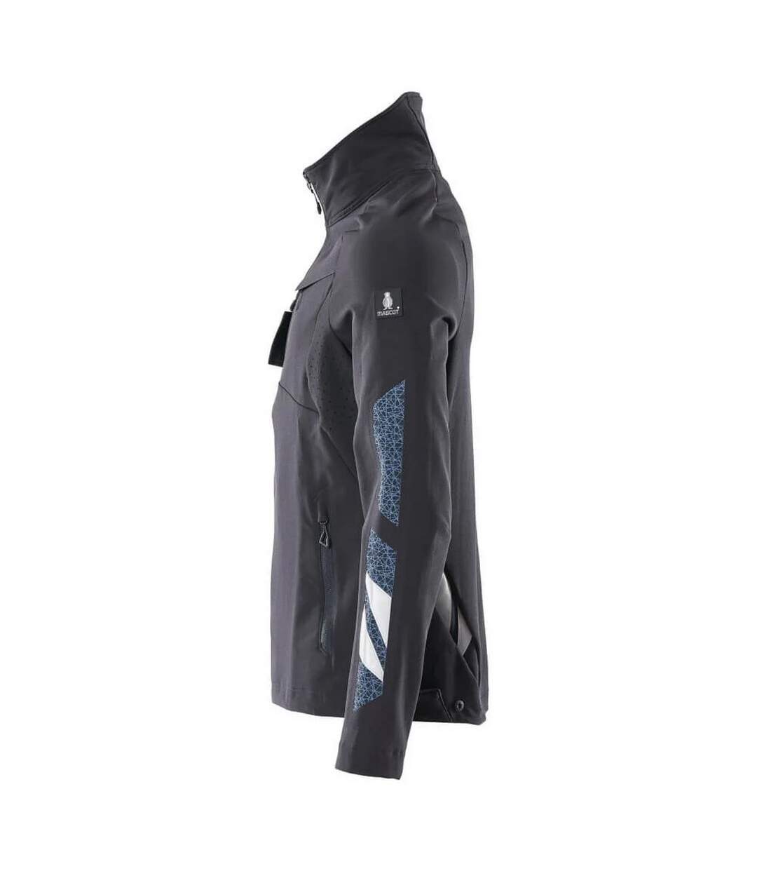 Mens Accelerate Soft Shell Jacket Dark Navy Mascot-2