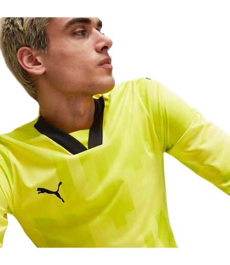 Mens Teamtarget Long-sleeved Goalkeeper Jersey Yellow Puma