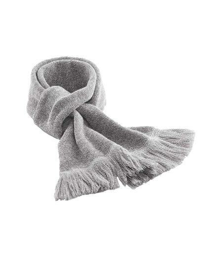 Beechfield Unisex Adult Classic Knitted Winter Scarf (Heather Grey) (One Size)