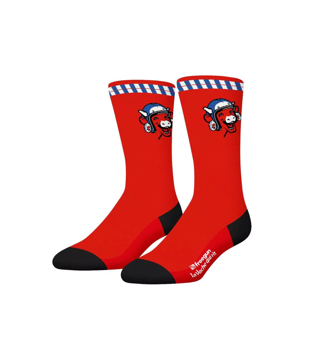 Lot de 4 paires de chaussettes homme La Vache Qui Rit Freegun-3