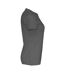 Womens/ladies organic t-shirt charcoal Cottover-4