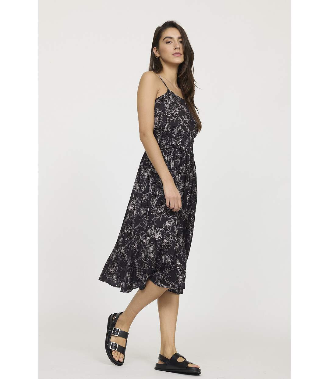 Robe sans manches viscose loose LIKA-2