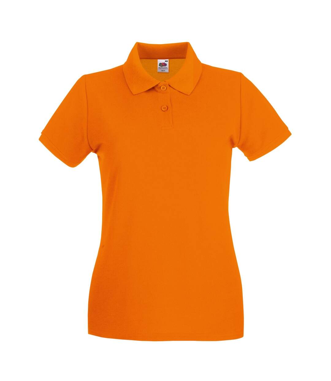 Polo premium femme orange Fruit of the Loom-1