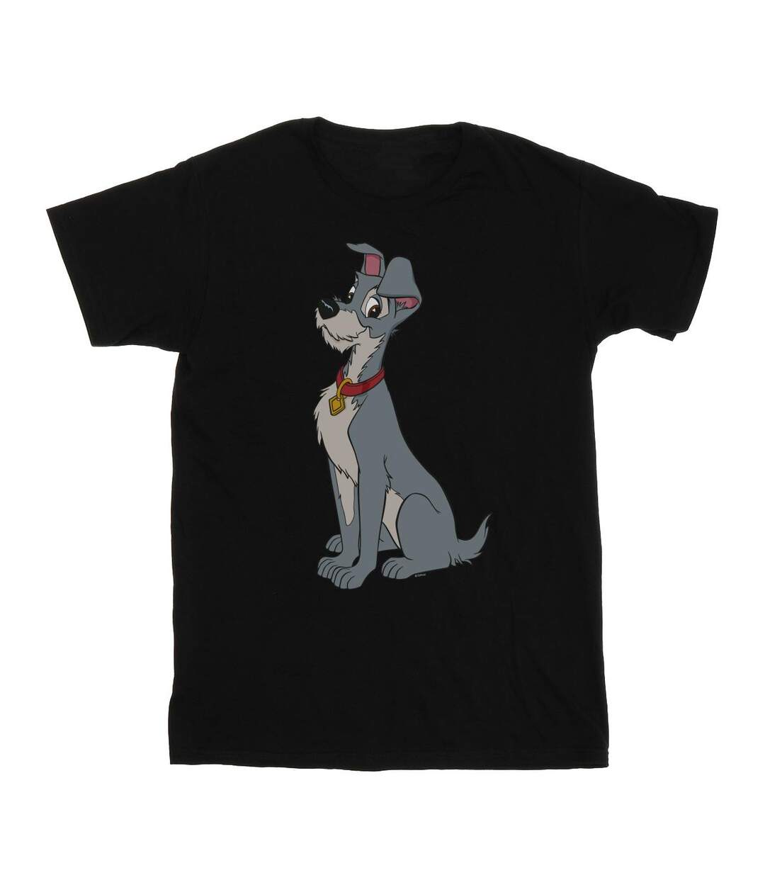Disney - T-shirt LADY AND THE TRAMP SPAGHETTI HEART - Femme (Noir) - UTBI17933-1
