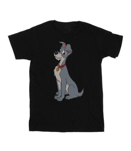 Disney - T-shirt LADY AND THE TRAMP SPAGHETTI HEART - Femme (Noir) - UTBI17933