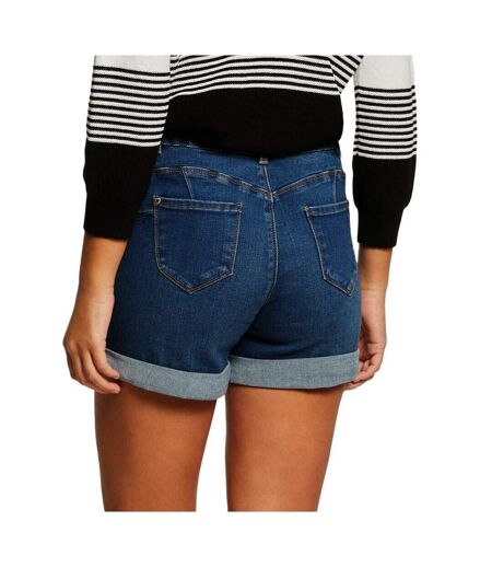 Short en jean bleu femme morgan shaku - 34