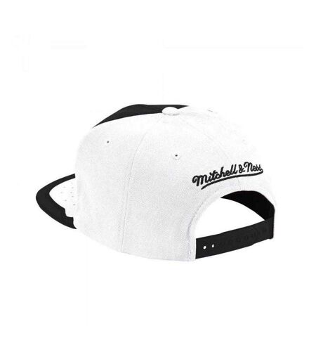 Casquette Ajustable Motif/style Chicago Bulls Homme Blanc Noir NBA