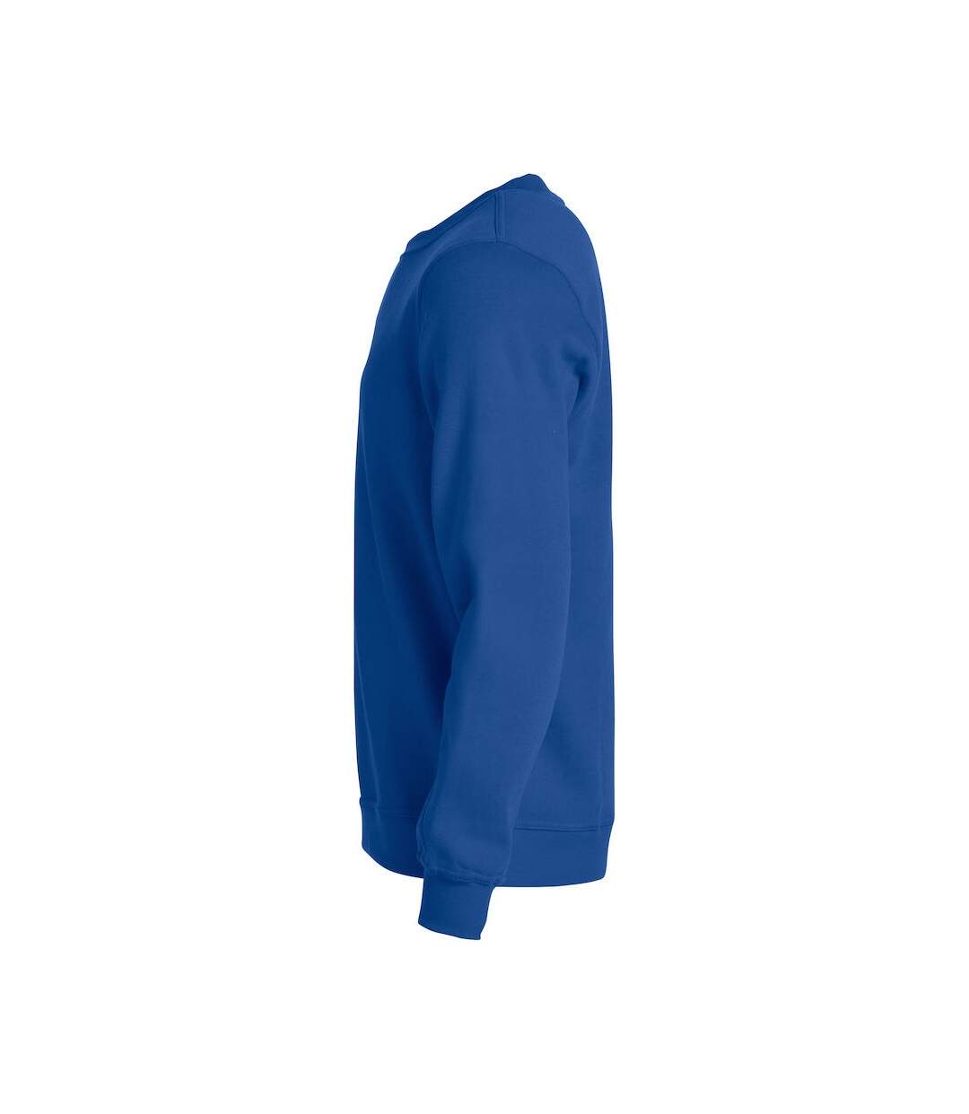 Unisex adult basic round neck sweatshirt blue Clique-3
