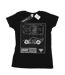 Disney - T-shirt CARS LIGHTNING MCQUEEN BLUEPRINT - Femme (Noir) - UTBI13739-1