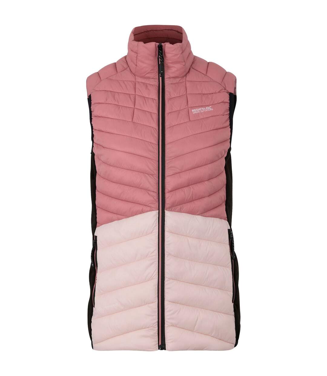 Veste Sans Manches Leedre Femme Vieux Rose Rose Noir Regatta-1