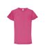 T-shirt Sprint Adulte Rose SOLS-1