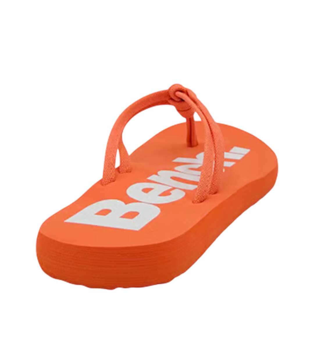 Womens/ladies Invisia Logo Flat Sandals Coral Bench-2