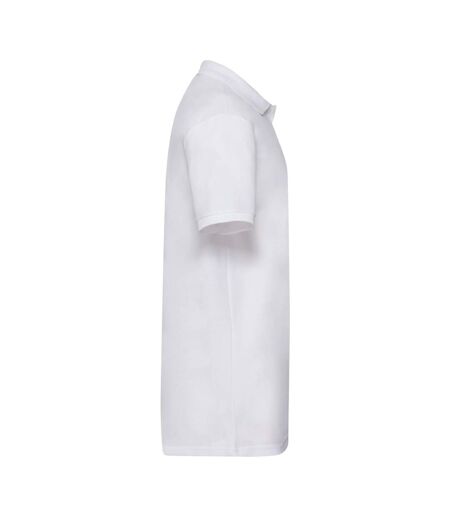 65/35 Polo À Manches Courtes Homme Blanc Fruit Of The Loom