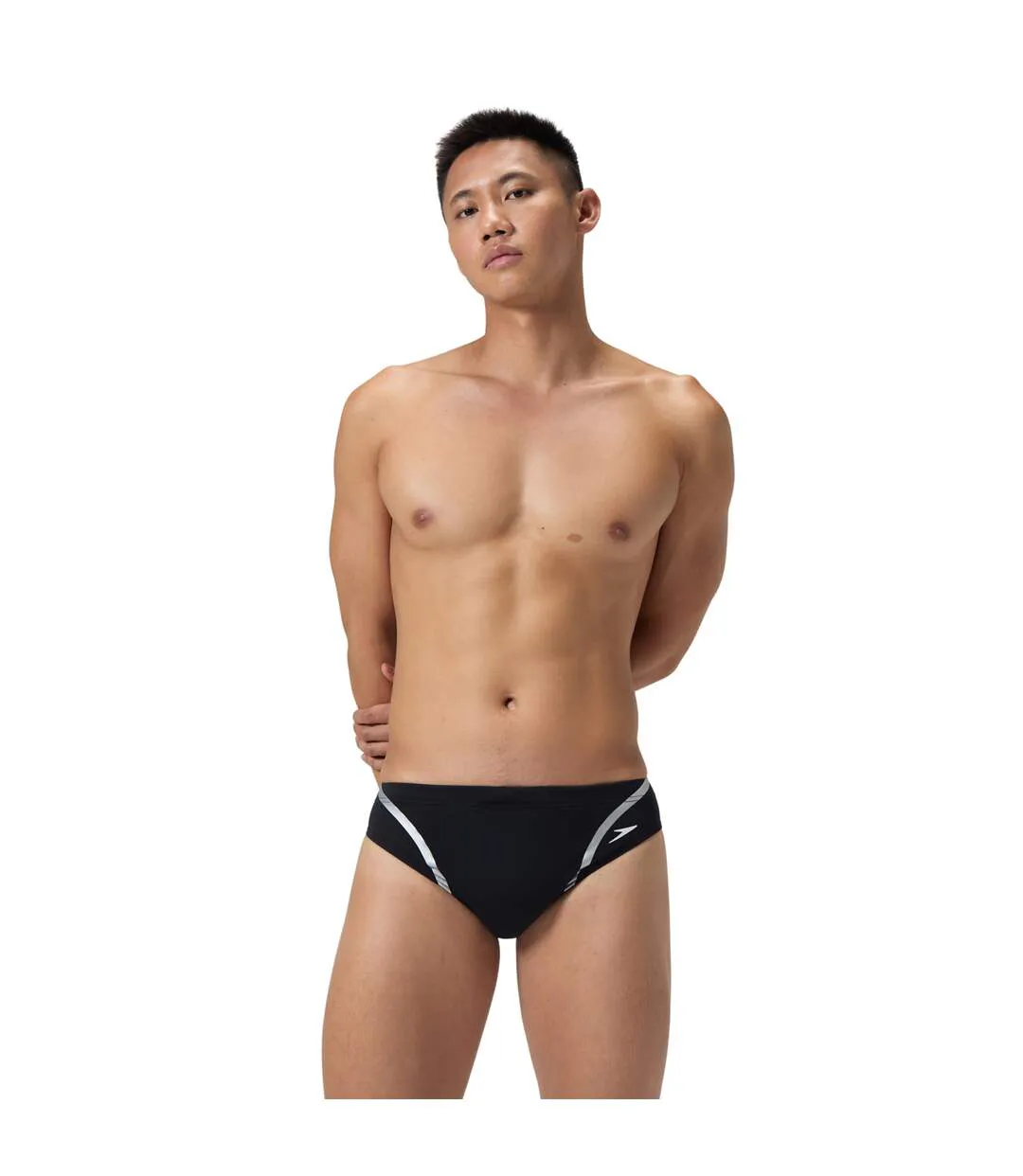 Mens Movement Swim Briefs Black Speedo-4