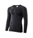 T-shirt Manches Longues Homme Noir Huari-4