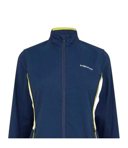 Veste De Survêtement Motif/style Logo Club Femme Bleu Foncé Head