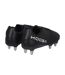 Mens Power Sg Leather Rugby Boots Black White KooGa-2