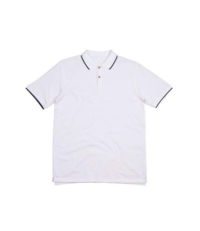 Mantis - T-shirt POLO - Hommes (Blanc / bleu marine) - UTPC3672
