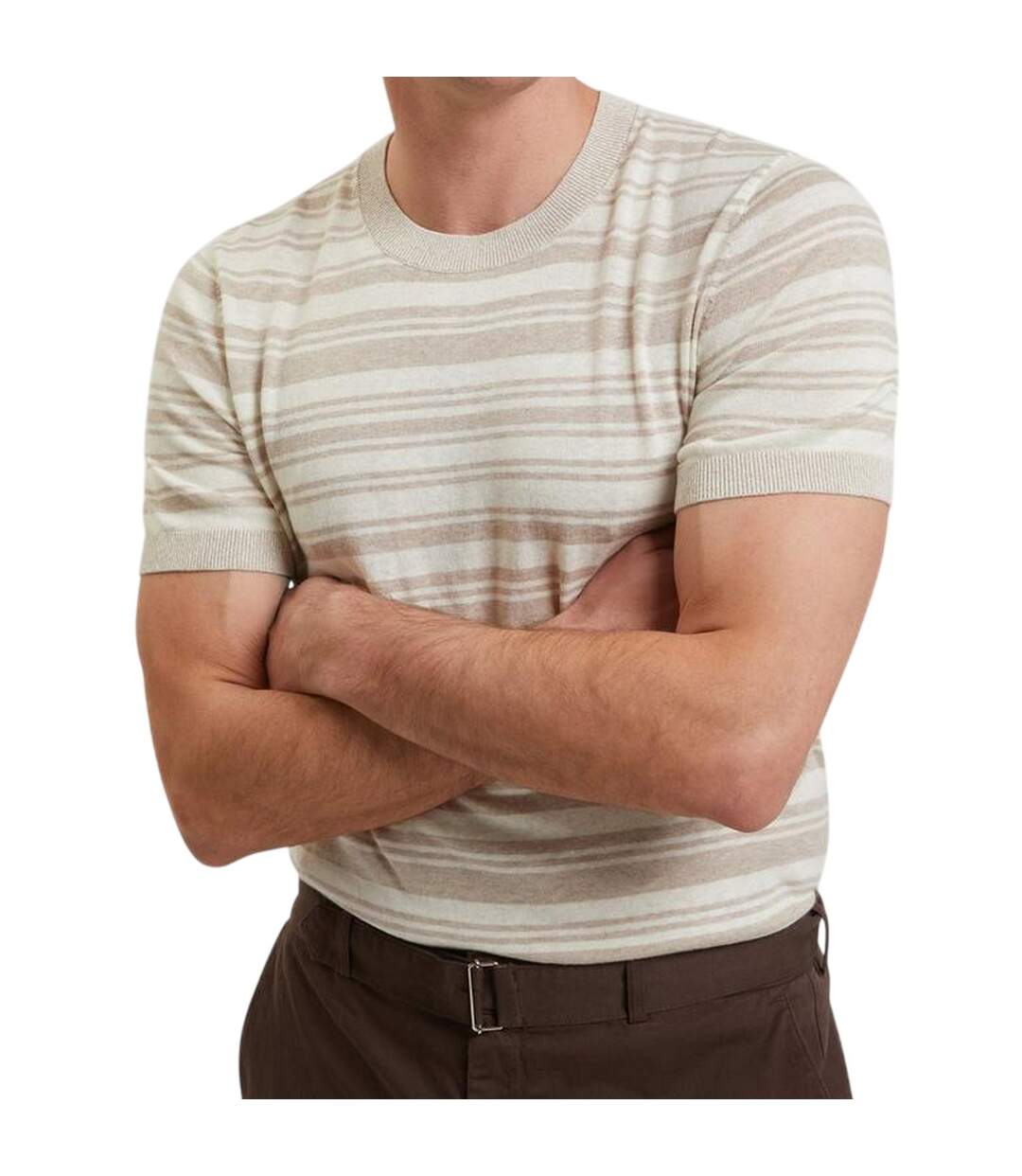T-shirt Homme Écru Ted Baker-4