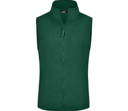 Gilet sans manches bodywarmer polaire femme - JN048 - vert foncé